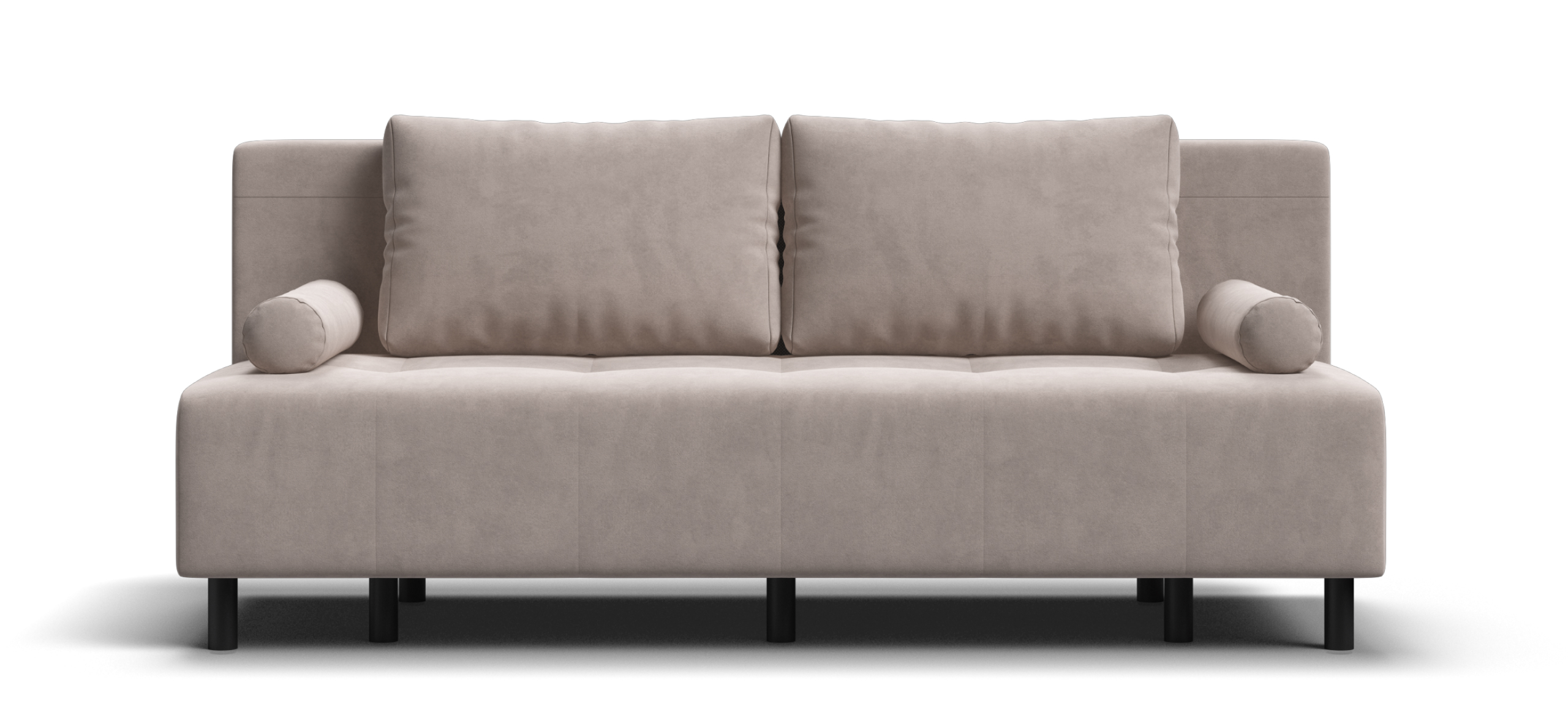 Диван Бостон Мини Велюр Монолит латте